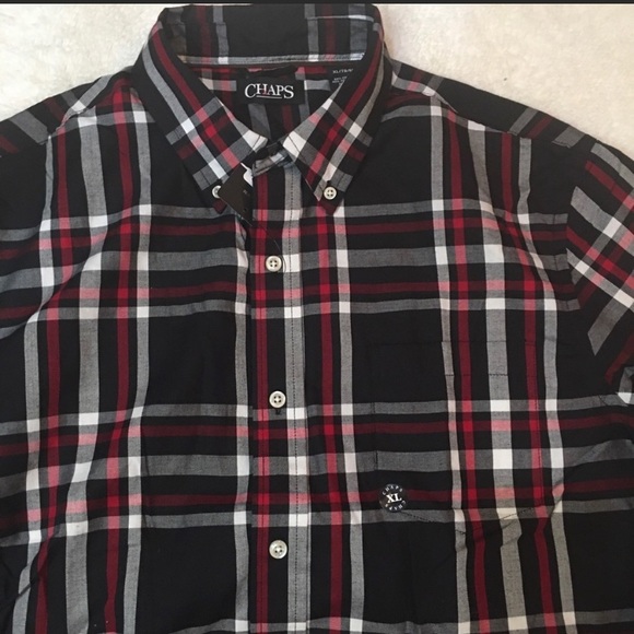 Chaps Long Sleeve Button Down Shirt men XL NWT - Picture 4 of 5